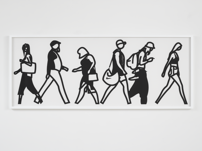 ジュリアンオピー◇ WALKING IN MELBOURNE 1 Walking in Melbourne. 1 | Julian Opie